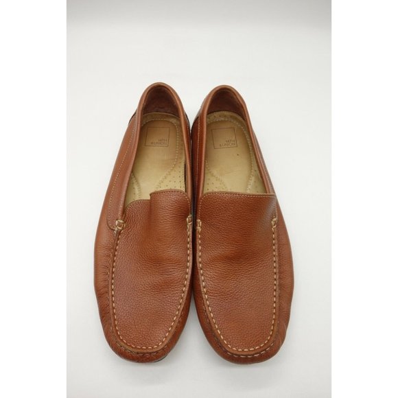 14th & Union Brown Leather Casual Moc Toe Slip On Loafers Shoes Men\'s 11.5 M main image 9